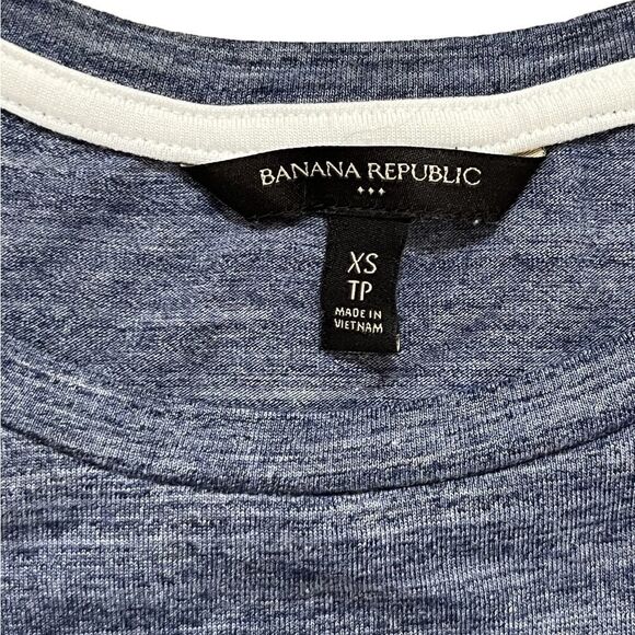 BANANA Republic denim Blue and white Tank top - Picture 2 of 5
